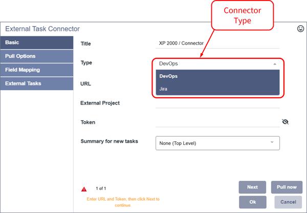 ETC - External Task Connector Type