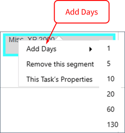 Ongoing Tasks - Add Days