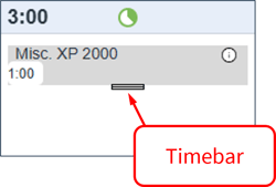 Ongoing Tasks - Timebar