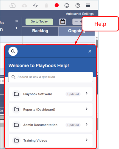 Self-Help - Help Widget