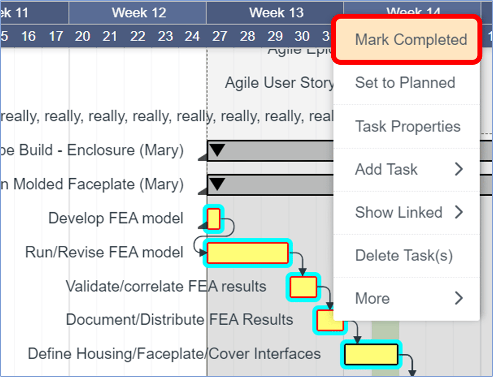 Mark Multiple Tasks Complete