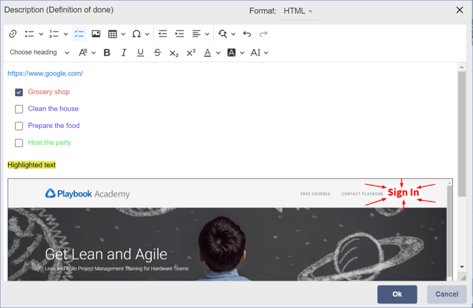 HTML Descriptions - 1