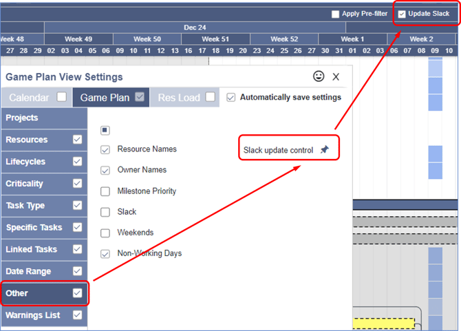 Oct 2024 - Criticality across projects - 5 - Update Slack Control