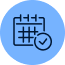 end dates icon